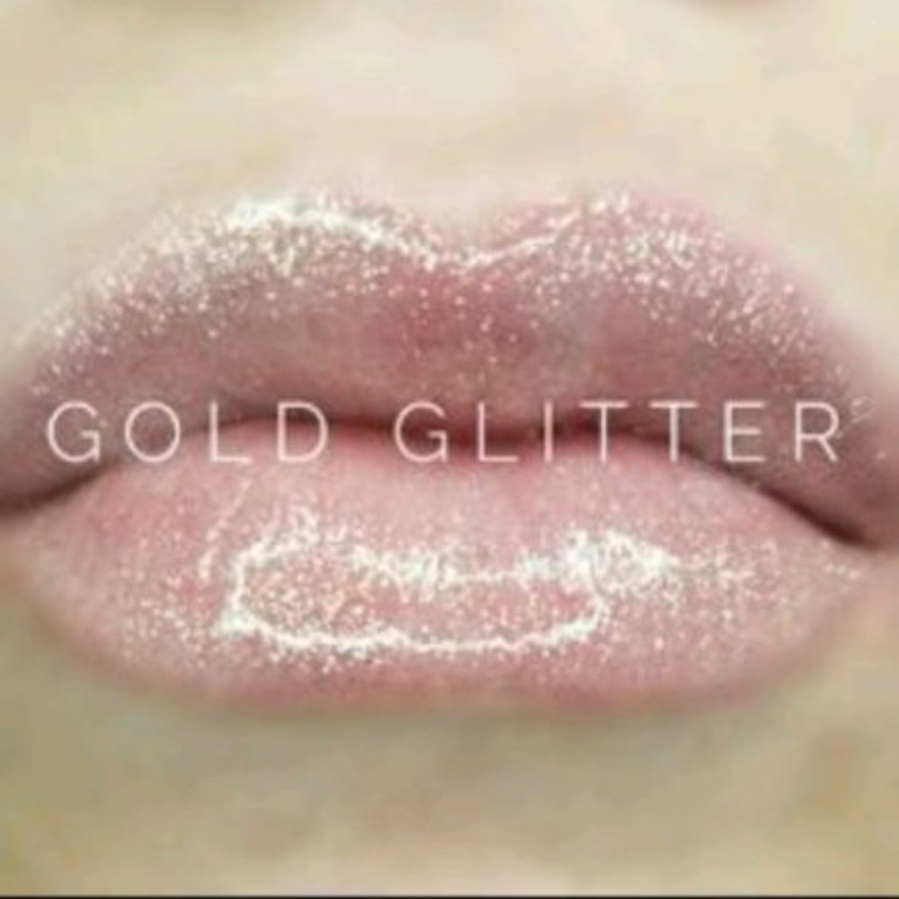 LipSense GOLD Glitter Gloss Lip Gloss Sealed